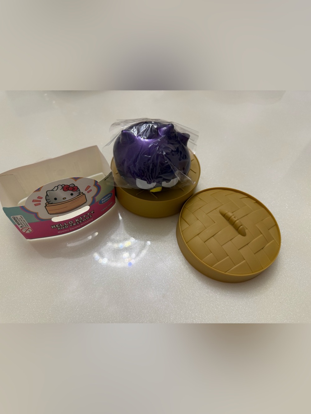 New Hello Kitty and Friends Mystery Squishy Dumpling Metallic Edition Badtz Maru